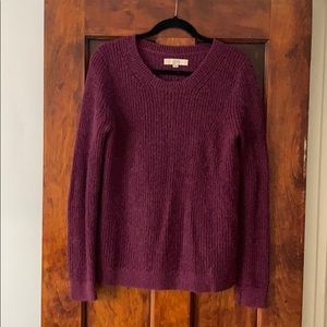 LOFT comfy magenta sweater